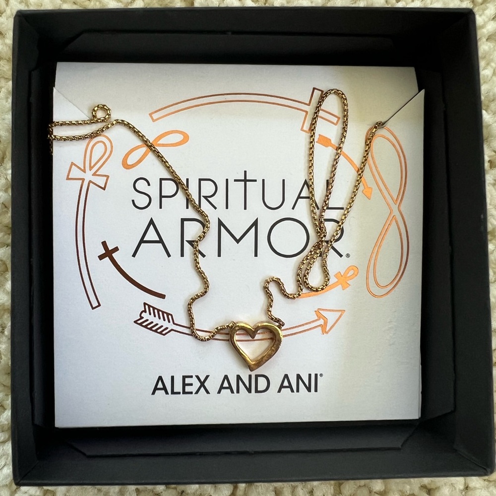 Alex and Ani heart necklace